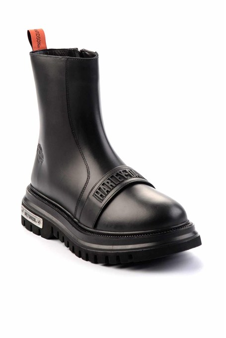 Black Hakiki Deri Erkek Bot & Bootie HD1777062403