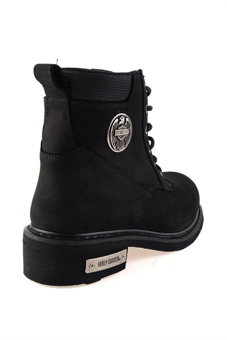 Black Hakiki Deri Erkek Bot & Bootie HD1777009801
