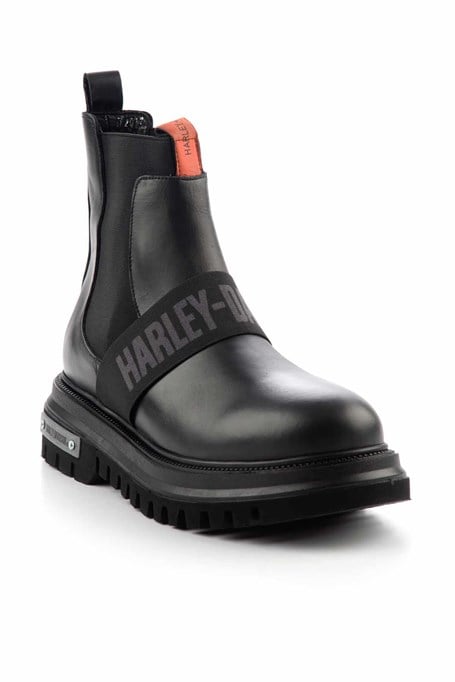 Black Hakiki Deri Erkek Bot & Bootie HD1777055703