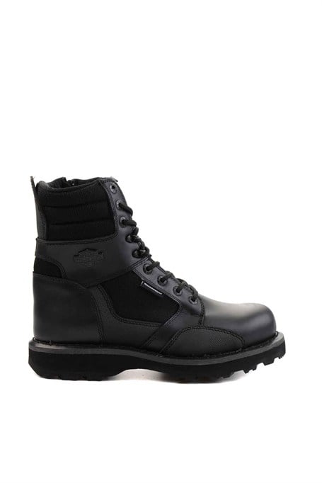 Black Hakiki Deri Erkek Bot & Bootie HD1777064803