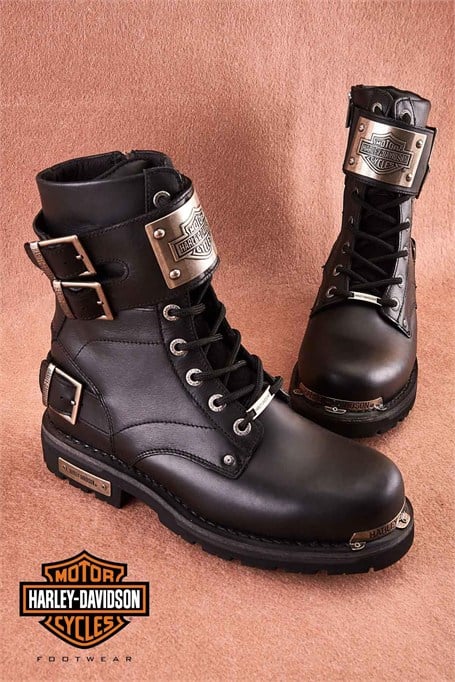 Black Hakiki Deri Erkek Bot & Bootie HD1777056003
