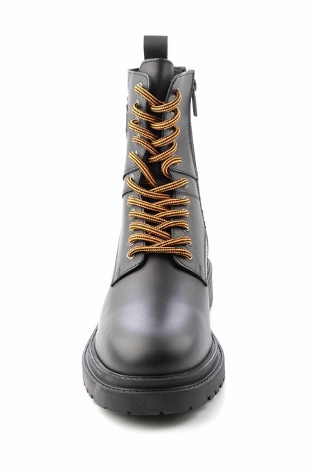 Black Hakiki Deri Erkek Bot & Bootie HD1777155303