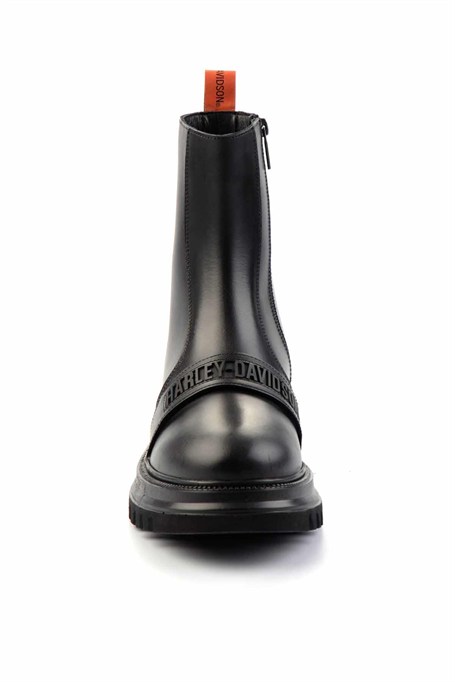 Black Hakiki Deri Erkek Bot & Bootie HD1777062403