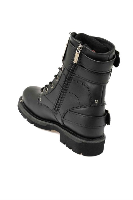 Black Hakiki Deri Erkek Bot & Bootie HD1777056003