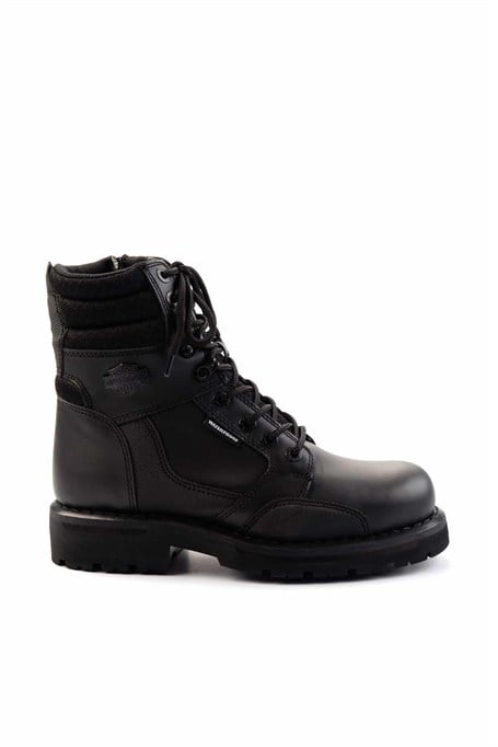 Black Hakiki Deri Erkek Bot & Bootie HD1777064803