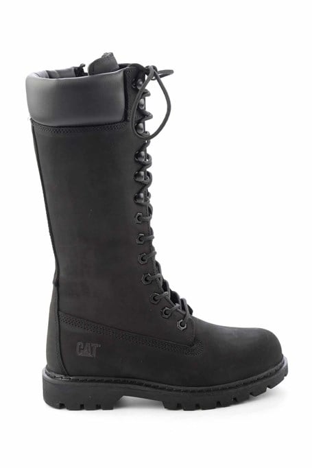 Black Hakiki Deri Kadın Bot & Bootie CAT0111121401