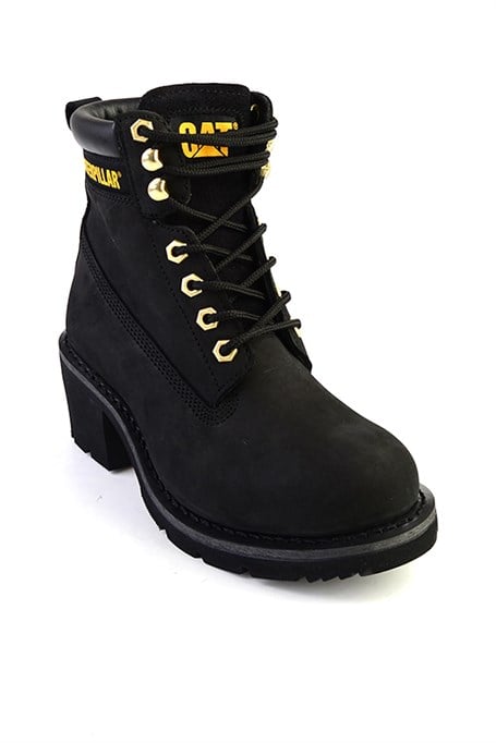 Black Hakiki Deri Kadın Bot & Bootie CAT0111083401