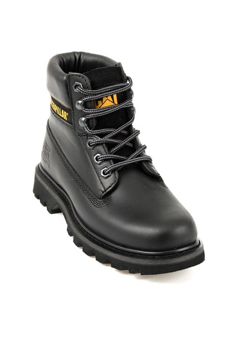 Black Hakiki Deri Kadın Bot & Bootie CAT0111000103