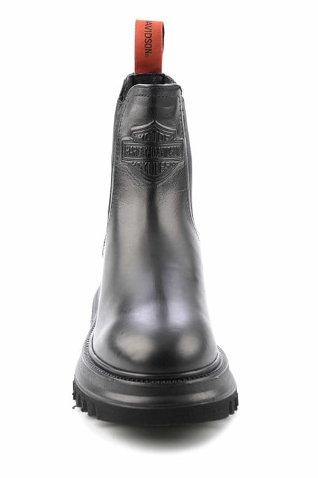 Black Hakiki Deri Kadın Bot & Bootie HD0777003103