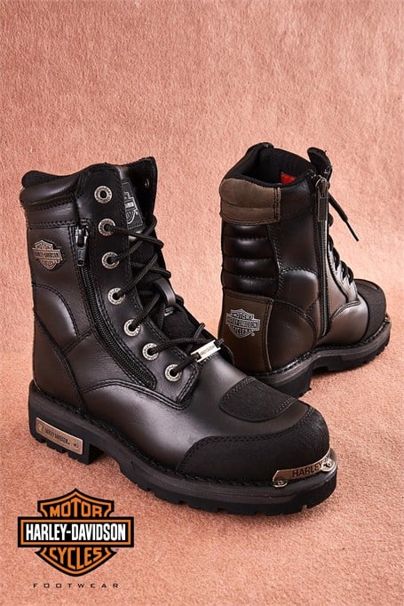Black Hakiki Deri Kadın Bot & Bootie HD0777032103