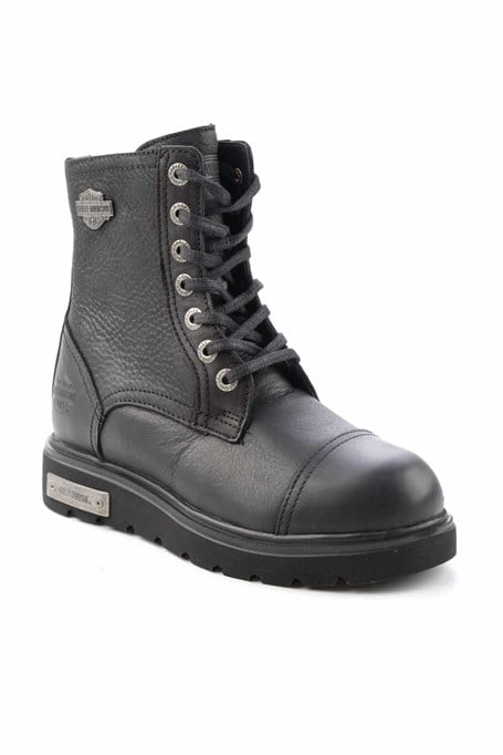 Black Hakiki Deri Kadın Bot & Bootie HD0777063003