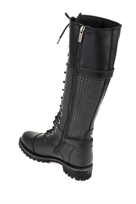 Black Hakiki Deri Kadın Bot & Bootie HD0777053303