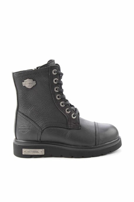 Black Hakiki Deri Kadın Bot & Bootie HD0777063003