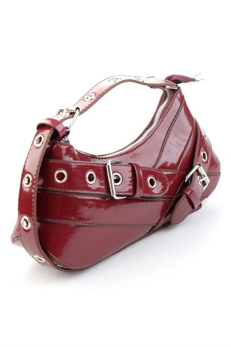 Bordo Rugan  Kadın Omuz Çantası C06173101098