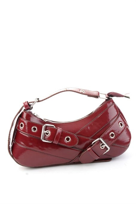 Bordo Rugan  Kadın Omuz Çantası C06173101098