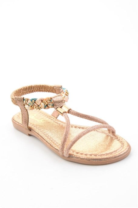 Bronz  Kadın Sandalet K05625053036