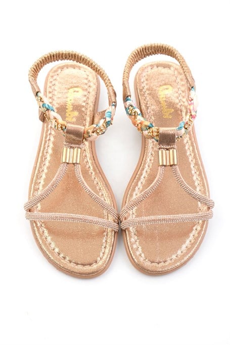 Bronz  Kadın Sandalet K05625053036
