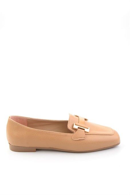 Camel  Kadın Loafer Ayakkabı K01641022709