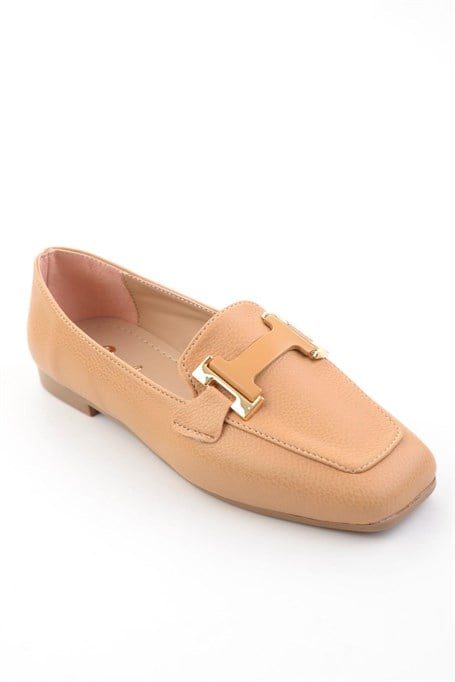 Camel  Kadın Loafer Ayakkabı K01641022709