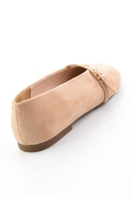 Camel Süet  Kadın Babet K01391060372