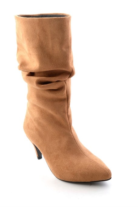Camel Süet  Kadın Çizme K03527400672