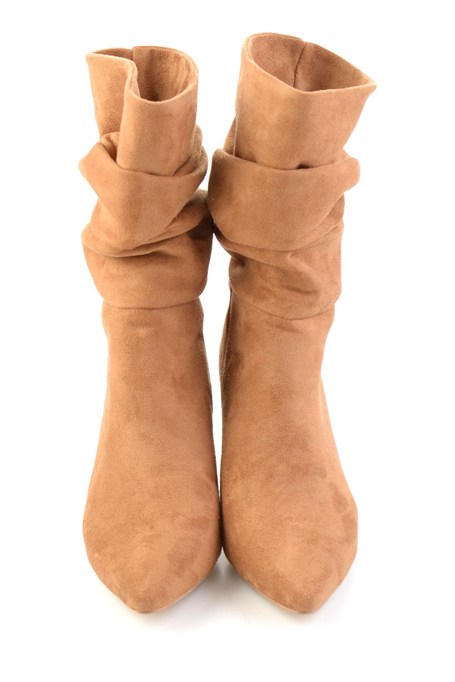 Camel Süet  Kadın Çizme K03823167272