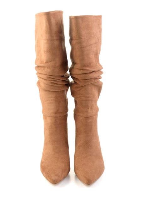 Camel Süet  Kadın Çizme K03823415072
