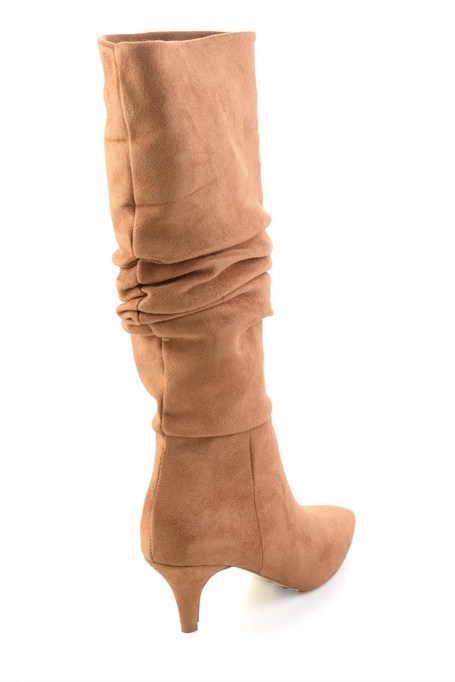 Camel Süet  Kadın Çizme K03823415072