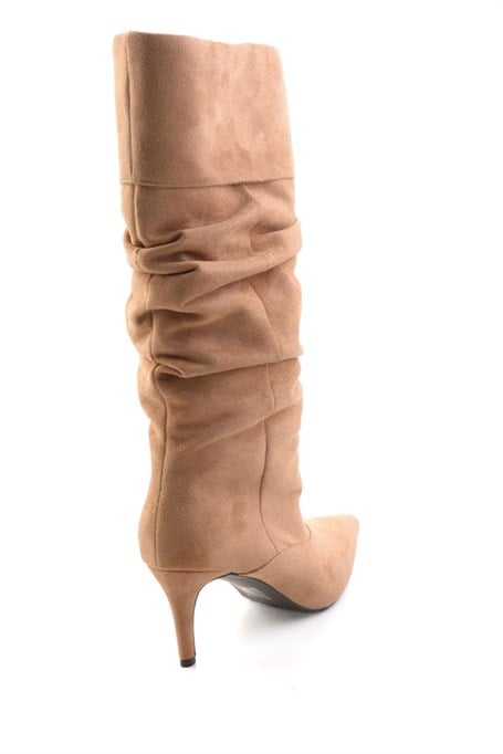 Camel Süet  Kadın Çizme K03845081372