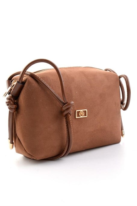 Camel Süet  Kadın Postacı Çanta C06650267972