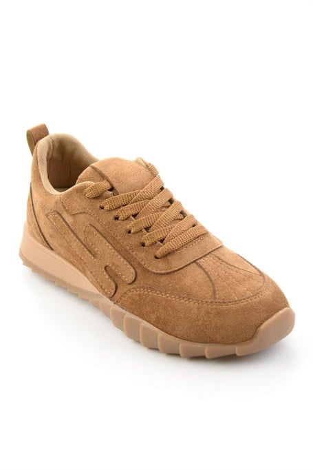 Camel Süet  Kadın Sneaker K01234050472