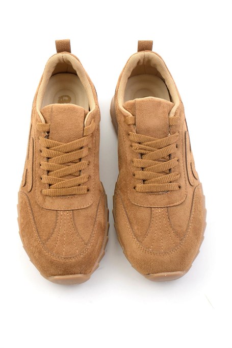 Camel Süet  Kadın Sneaker K01234050472