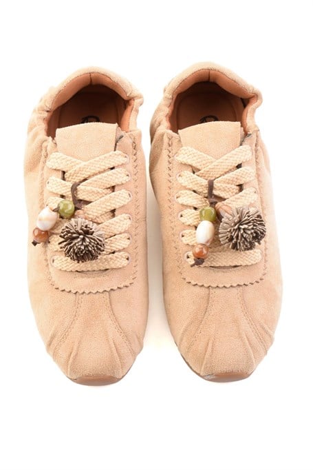 Camel Süet  Kadın Sneaker K01235044572