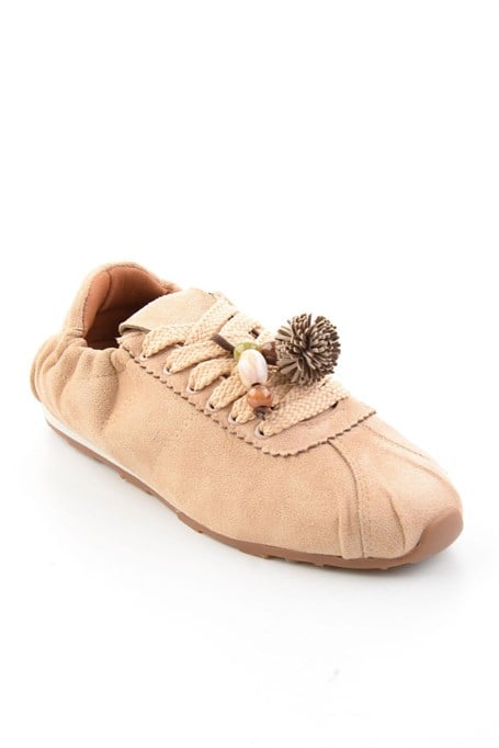 Camel Süet  Kadın Sneaker K01235044572