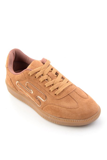 Camel Süet  Kadın Sneaker K01705000372