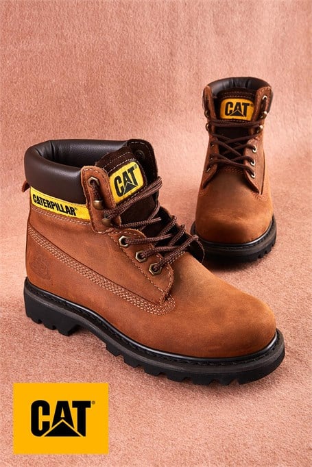 Copper Hakiki Deri Kadın Bot & Bootie CAT0111000101