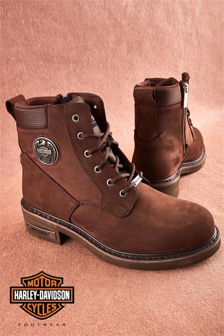 Dark Brown Hakiki Deri Erkek Bot & Bootie HD1777009801