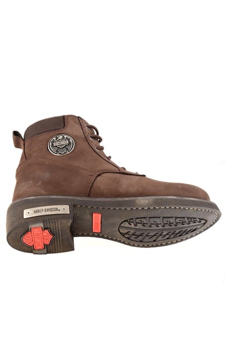 Dark Brown Hakiki Deri Erkek Bot & Bootie HD1777009801