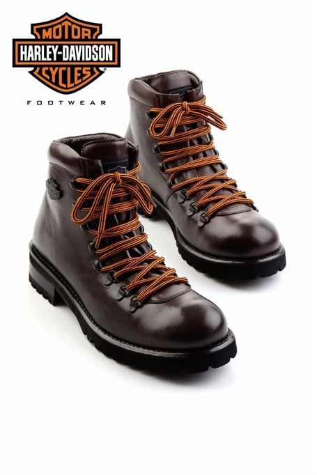 Dark Brown Hakiki Deri Erkek Bot & Bootie HD1777006003