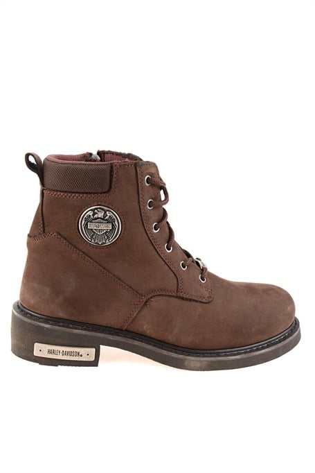 Dark Brown Hakiki Deri Erkek Bot & Bootie HD1777009801