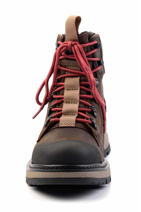 Dark Brown Hakiki Deri Erkek Bot & Bootie CAT1111111303