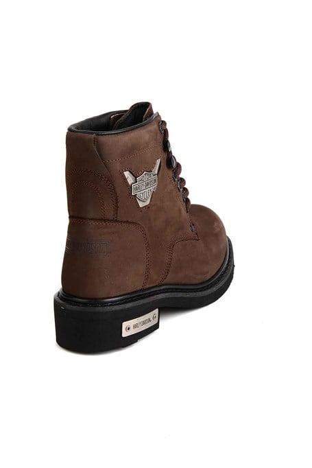 Dark Brown Hakiki Deri Kadın Bot & Bootie HD0777009603