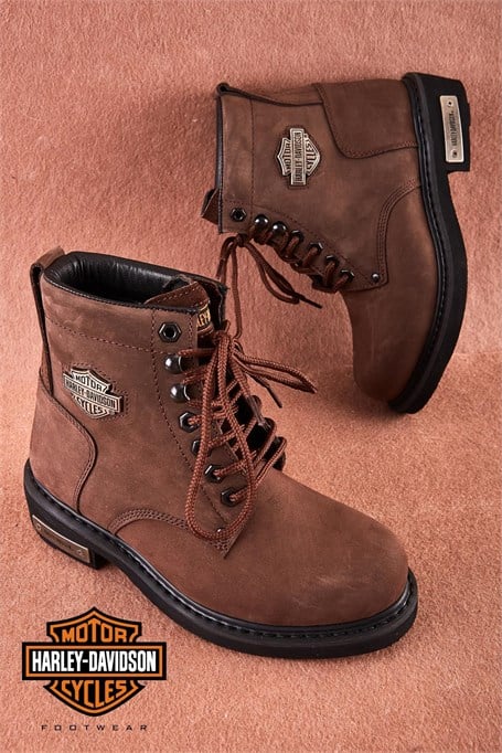 Dark Brown Hakiki Deri Kadın Bot & Bootie HD0777009603