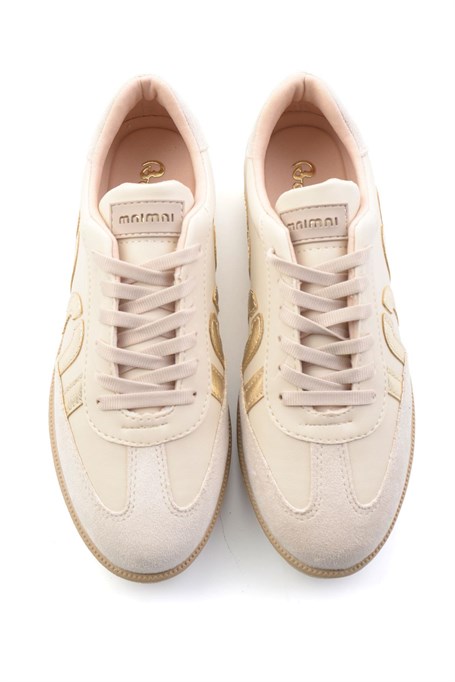 Ekru Bej  Kadın Sneaker K01179888809