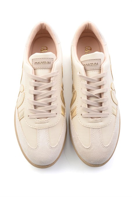 Ekru Bej  Kadın Sneaker K01179888809