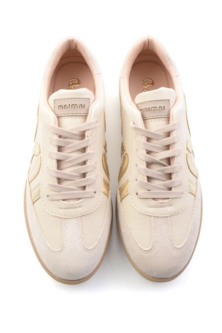 Ekru Bej  Kadın Sneaker K01179888809