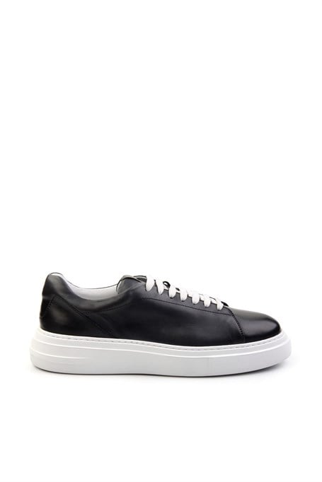Gri Hakiki Deri Erkek Sneaker E01083016803