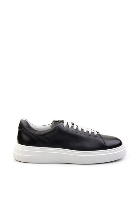 Gri Hakiki Deri Erkek Sneaker E01083016803