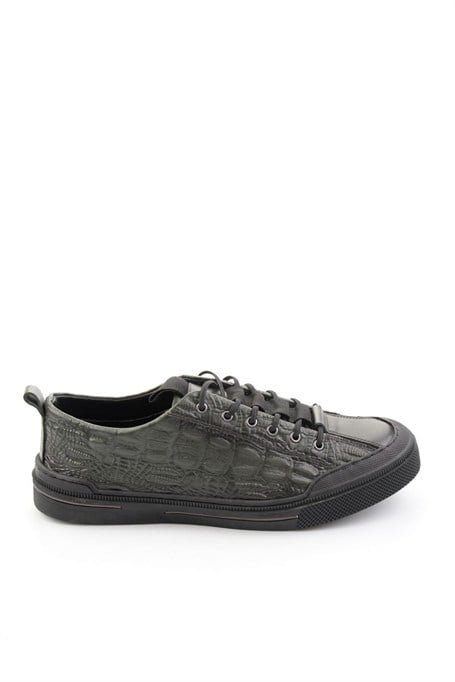 Haki Hakiki Deri Erkek Sneaker E01900251044