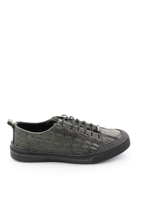 Haki Hakiki Deri Erkek Sneaker E01900251044